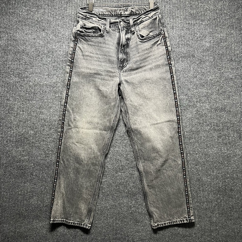 Arizona Jean Co Highest Rise‎ Vintage Straight Women's Jeans Faded Black Size 7